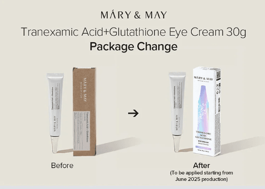 Mary & May Tranexamic Acid + Glutathione Eye Cream for dark circles - Miss Makeup World - image 2