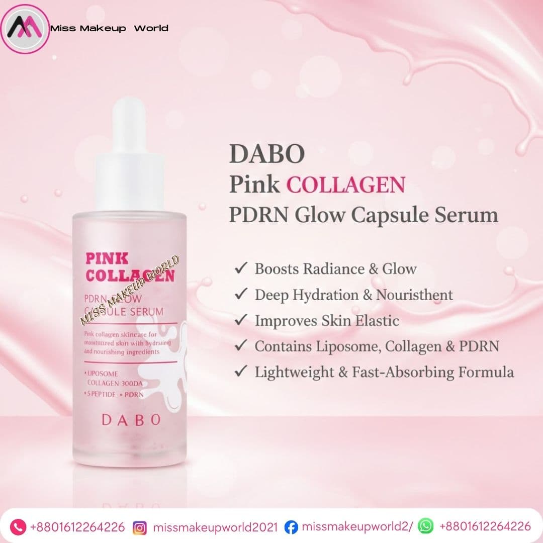 Dabo Pink Collagen PDRN Glow Capsule Serum 