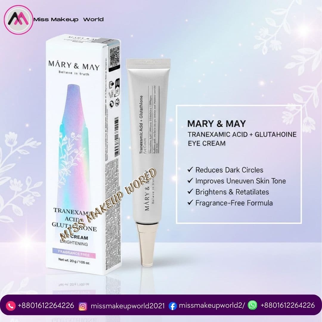 Mary & May Tranexamic Acid + Glutathione Eye Cream for dark circles - Miss Makeup World - image 4