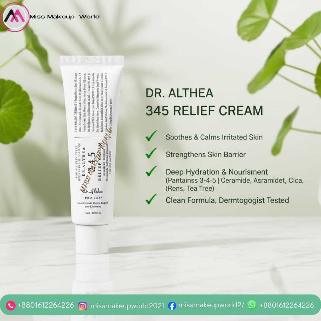 Dr. Althea 345 Relief Cream for barrier repair and soothing - Miss Makeup World - image 2