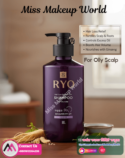 RYO Hair Loss Expert Care Shampoo for scalp health - Miss Makeup World