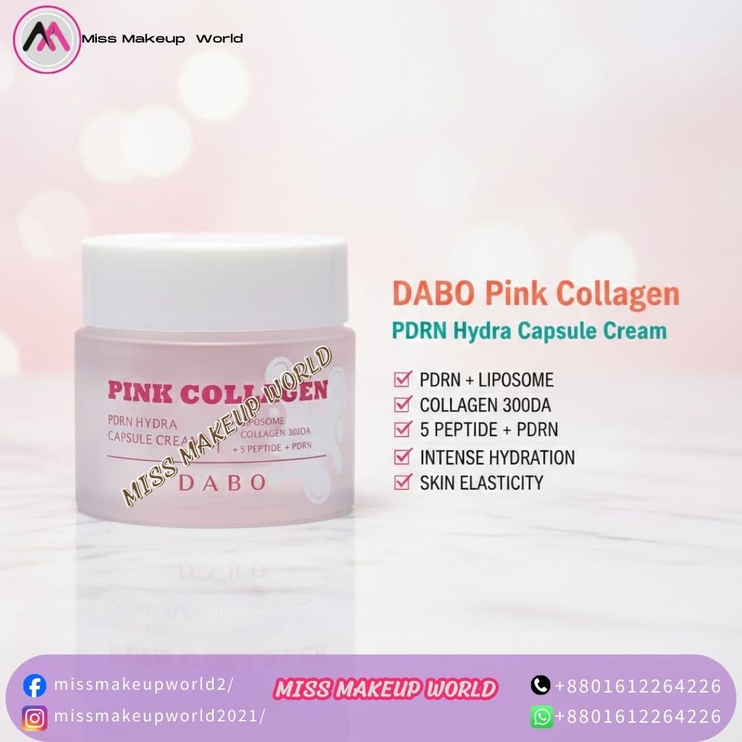 Dabo Pink Collagen PDRN Hydra Capsule Cream for skin rejuvenation - Miss Makeup World