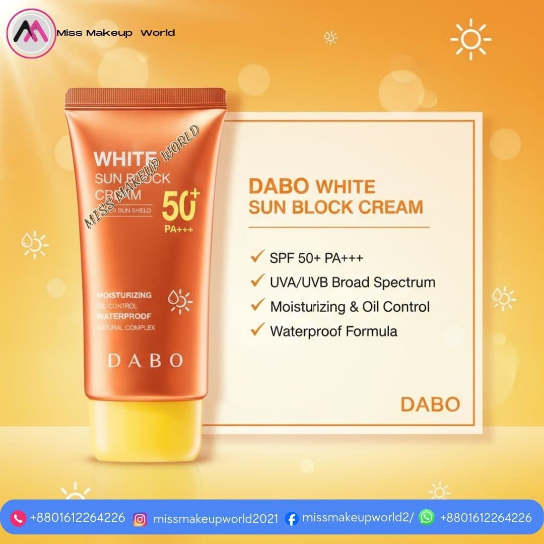 DABO White Sunblock Cream Power Sun Shield 50+ PA+++ image 1