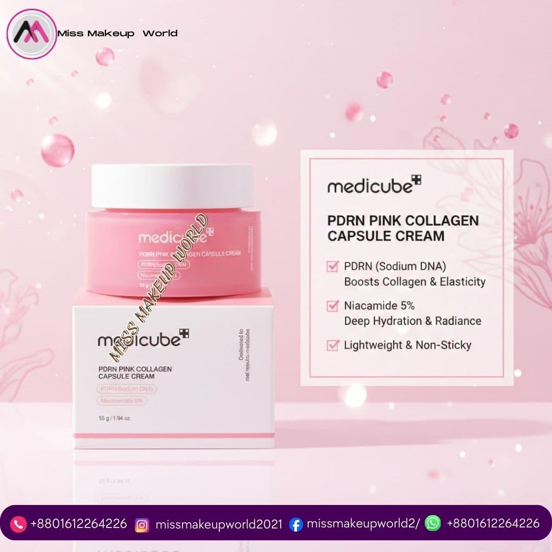 Medicube PDRN Pink Collagen Capsule Cream for skin lifting - Miss Makeup World