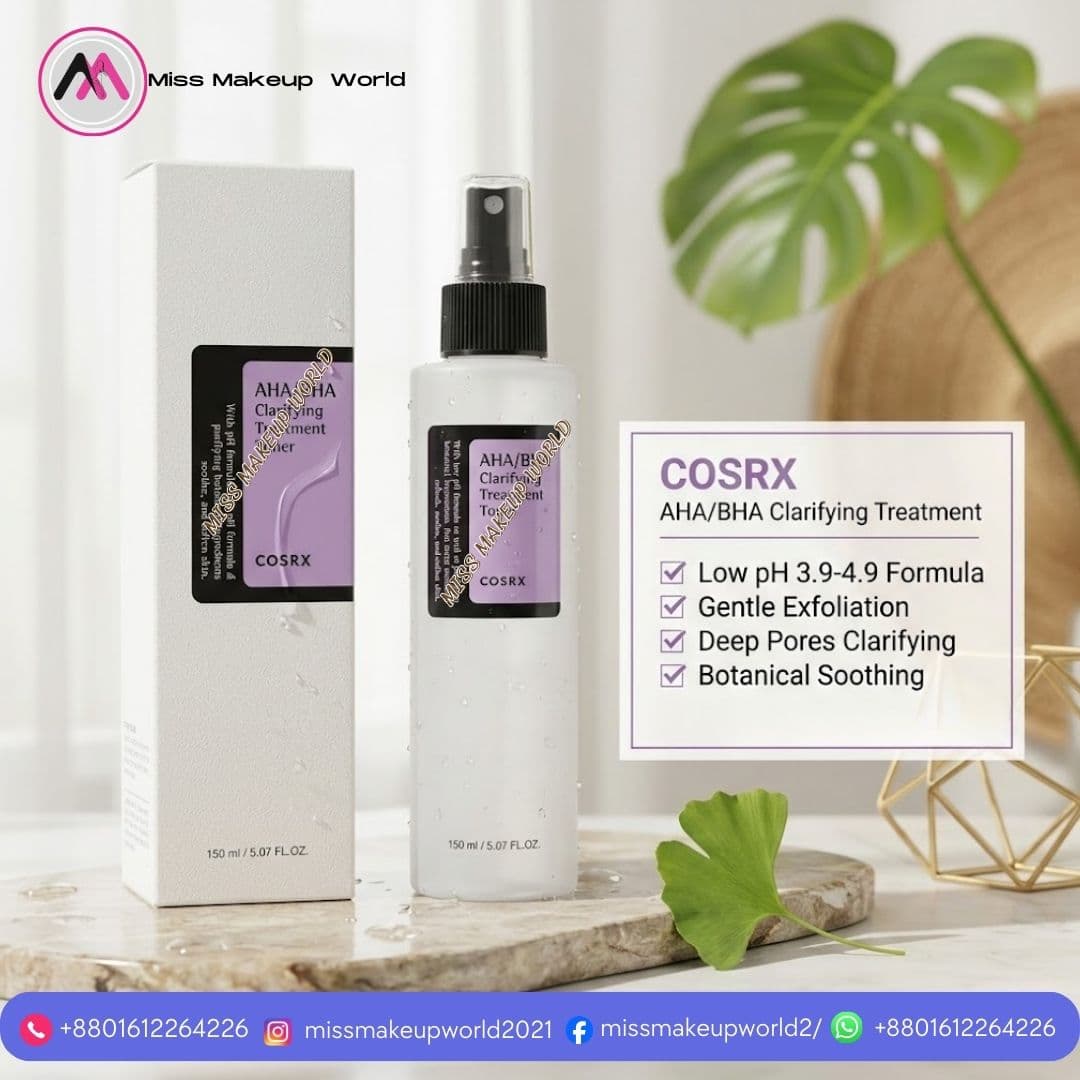 COSRX AHA BHA Clarifying Treatment Toner for blackheads - Miss Makeup World