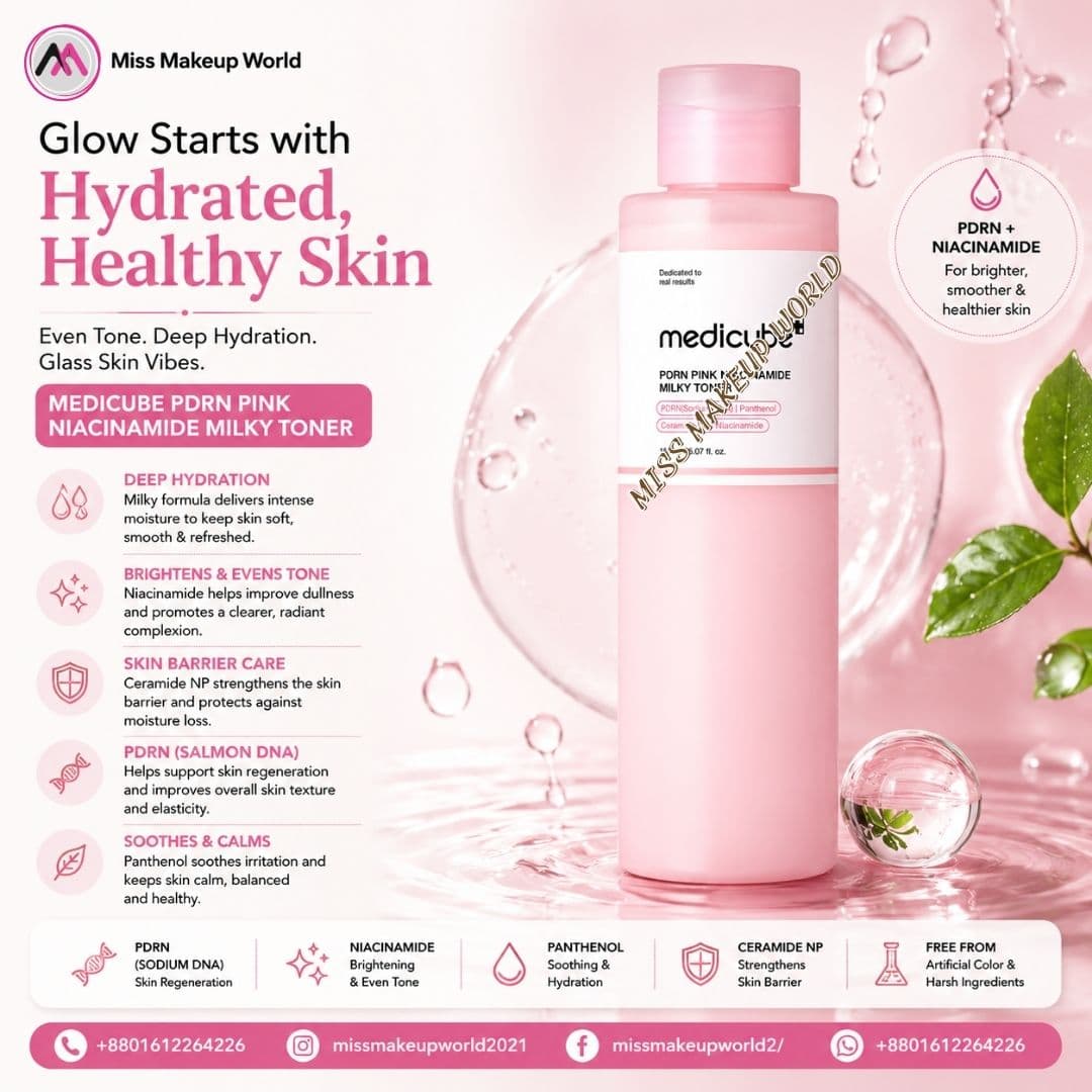 Medicube PDRN Pink Niacinamide Milky Toner 150ml